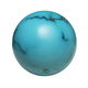 Drjefun1517m mm de porcelana azul de porcelana Turquoise cuentas redondas solas cuentas sueltas de jade antiguo material de tabla de clavija de clavija de soporte de soporte de soporte marrón marrón