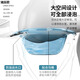 Meikejie ass-washing artifact, male hemorrhoid basin, bidet for men and women, special for girls, pregnant women, squat-free toilet to wash butt pp, upgraded smart toilet model-transparent gray hanging jun