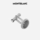 Montblanc MONTBLANC silver round cufflinks 124207 New Year's Valentine's Day gift