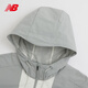 NEW BALANCE/NB Woven Jacket女款经典简约休闲运动卫衣连帽外套 NAE12392-GR 灰色 S