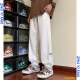
Idea style (ZHUYIFAN) fat man's large-size pants for men's spring and summer thin heavyweight trousers loose trousers wide-leg sports casual pants trendy K1049 gray 5XL 210-230Jin [Jin equals 0.5 kg]