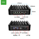 Bicontrol 6 network port industrial control machine I7-1265U12 generation I210 network card 4G module LTE extended embedded host computer 8505 i7-13620h i5-1345u esxi ros G31F-I3-1215U 4 network 2.5G 16G memory