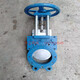 Válvula de puerta de suspensión XMSJ ZT9928 Válvula de compuerta de brida en forma de cuchillo Manual DN6580100125150200300 DN100 Válvula de suspensión