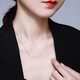 Chao Acer Chopin chain 18K gold necklace colored gold plain chain women's gold chain for girlfriend birthday gift yellow K about 42cm