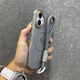 
Mifushi Applicable to Apple 16 mobile phone case Titanium gray magnetic soft sand iphone16promax new translucent 15pro premium 14 hard shell 13 matte 16plus ultra-thin protective case matte hard shell magnetic [titanium gray] + gray bracelet iPhone 16