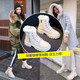 Neun Zoll sonnige Schneestiefel Frauenschuhe 2025 Neue Stiefel plus Samtschuhe verdickte Baumwollschuhe Winterstiefel Dicke Sohle Martin Stiefel Winter Beige plus Samt 37