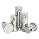 Jinchao 304 stainless steel pin flat head with hole cylindrical pin positioning pin M3M4M5M6M8M10-M20 M8*40 (5 sets)