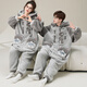 Junge Liebeswörter Pyjama für Männer und Frauen Paare Korallen Samt Herbst und Winter plus Samt verdickte große Größe von Jugendlichen Casual Home Clothing-Anzüge von YPF3890 Frauen M-Größe (80-100jin [Jin gleich 0,5 kg]))