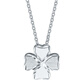 Saturday Fu PT950 platinum necklace four-leaf clover pendant B0612600 about 3.22g 40+5cm birthday gift
