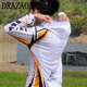 DRAZAO fishing suit summer sun protection suit men's ice silk spring and autumn 2025 Luya anti-mosquito outdoor clothes orange and white XL