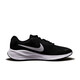 Nike (Nike) Official Revolution 7 Men's Road Professional Chaussures de course (version large) automne FB8501 002 Black / White 44