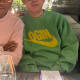 耐克（NIKE）NIGO ×  CREW FLC联名款亚洲限定系列反转logo套头卫衣 FV5942-687 XL