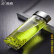 Sino glass cup single-layer thickened water cup for men's home portable Sino tea cup large capacity cup 6191-Upgrade Bear-410ml [portable type