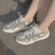 耐克（NIKE）女鞋2025夏季TECHHERA运动鞋时尚潮流复古老爹鞋透气跑步休闲鞋 DR9761-001灰白绿 35.5