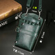 
Zero Rui Haircut Scissors Bag Hair Tool Bag Fashion Haircut Waist Bag One Shoulder Crossbody Bag Hair Salon Hair Stylist Special Bag 5 Pack Scissors Bag [Dark Green]