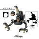 Clcey Floating Toilate Man против монитора строительные блоки, совместимые с Lego Toime Man Flying Buster Chore Chore Camer