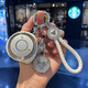 Fanqige eignet sich für Nezha v Key Set Nezha UPRO NEUE Energy Vehicle U Mode All-Package Car Supplies Schutzhülle Schnalle für Frauen a- [lila] + Diamantring