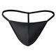 ROSELEX confidential delivery sexy men's thong sexy low-waisted one-piece U convex bag comfortable and transparent M purple