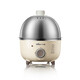 Bear egg cooker small household egg steamer timer stainless steel steamed egg artifact automatic power off dormitory mini breakfast egg cooker single layer beige
