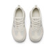 Belle chaussures blanches en mailles respirantes pour femmes, chaussures à semelles épaisses B1831BM4 Beige / Silver 38