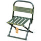 
He Jiangong folding chair outdoor folding stool portable backrest chair stool household low stool small pony fishing chair small stool 0L 3523 round tube folding backrest chair quality assurance