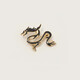 WEISHINI fashion new Chinese style dragon-shaped brooch trendy retro versatile men's pin niche badge suit accessories dragon-shaped brooch A22-301