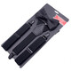 
Huimei children's strap clips and bow tie suit baby suspender belt black children's shoulder strap three-clip baby anti-fall belt medium-child black suitable for height 100-160cm
