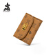 Vogelscheuche Klappe kleine Brieftasche für Frauen Kurzkartentasche für Frauen High-End New Internet Promi Wallet für High-End-Geburtstagsgeschenk für Freundin 34827-6z Brown