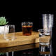 Jiamo disposable small wine cups 90ML 100 pieces aviation cup tea cup plastic thickened small wine cup transparent tasting drinking cup