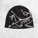 Archaeopteryx Vogelkopf Toque Universal Blended Woll Kapuzenhaube randlose Haube Kapuze Phantasm / Euphorie One Size (55-60 cm Kopfkreis)