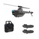 
RHSKY upgraded C128 Black Bee Unmanned Helicopter Four-channel High-definition Aerial Paddle Reconnaissance Plan Children's Toys Practice-Double Electricity Get the hand-flying and equipped with the general-industry version of the remote control