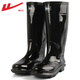 Bottes de pluie Reli Bottes de pluie pour hommes Anti-slip High Tube Adult Automne Pluie Amplède Chaussures Cuisine Cuisine Construction Chausson Caoutchouc HL838 / 818 TUBE HIGHT 42