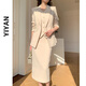 Sugargirl spring and autumn small suit suit women's professional temperament commuting host formal vest new high-end suit jacket off-white suit + vest + skirt three-piece set L