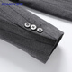 Luo Meng suit suit men's slim professional formal suit men's suit business groom suit wedding suit men's suit