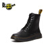 Doctor Martin Crewson British men's early autumn comfortable casual boots 8-hole mid-support Martin boots Black 43