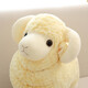 Jiabaili Plüschspielzeug Schafpuppen Kinder Ragenpuppen kleine Schaf Alpaka -Puppe Geburtstag Geschenk für Freundin Best Freundes Paar weiß Kritzelei Safep 25cm