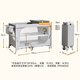 coolbaby crib multifunctional foldable removable splicing bed with changing table mosquito net baby bed family bucket