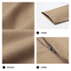 
Seven Wolf [Changshun Free Iron] Casual Pants Men's Pants New Style Casual Business Skin-friendly Breathable Comfortable Straight Cotton Ammonia Long Pants 701 (Khaki)-No-scalding and Anti-Wrinkle 1D1D10402335 32