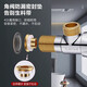 A beautiful brass core replaces the raw material-free sealing gasket four-point quick installation anti-leakage faucet angle valve sealing ring accessories 3 pack free raw material belt gasket