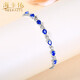 Haikai Bracelet Women's Cornflower Sapphire Bracelet Luxury Jewelry Valentine's Day Birthday Gift for Wife Cornflower Sapphire Bracelet (Main Stone 3.10ct/Selected Flawless)
