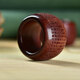 DL 1998 Fat Donglai's same style finger wrench play natural l natural rosewood whole wood hollowed out Prajna bracelet thumb ring retro gift Venus rosewood about 21*35mm inner diameter 22mm