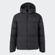 阿迪达斯 （adidas）羽绒服男装2025春季新款情侣同款拒水防泼600蓬鸭绒保暖连帽外套 JV6187黑色 3XL