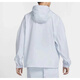 耐克（NIKE）男子户外半拉链长袖抽绳梭织连帽套头夹克 FN3893-043 浅蓝色 L/175