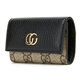 
GUCCI Gucci Women's GG Marmont Series Gold Label GG Old Canvas Leather Key Bag Ebony 456118 17WAG 1283 TU
