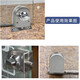 Tanbeiman glass door floor lock, no punching, frameless glass door floor latch, bathroom and toilet single door sky and floor lock retainer, thickened 304 stainless steel, glass door floor lock, no punching, inner knob, no outside