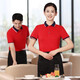 北罗高端POLO工作服定制T恤企业工衣团建团体工装奶茶店餐饮印LOGO CYJD-9902短袖白色 M