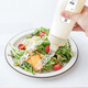 Tingyang Kitchen Salad Squeeze Sauce Bottle Household Honey Oyster Sauce Seasoning Bottle Condensed Milk Squeeze Bottle Food Grade Seasoning Dispensing Bottle Porous White 350ml