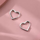 DL 1998 Fat Donglai same style platinum pt950 earrings for women summer love earrings 2024 new platinum earrings earrings earrings love earrings