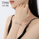 TTMIX genuine pt950 platinum bracelet for women platinum bracelet round light luxury platinum bracelet birthday gift 56mm weight 12.34g thick 3.0mm