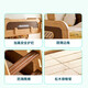 Lin's Home Kinderbettbett Bett Vollmassivholz Kleine Wohnung High und Low Core Mother Bett Lin's Holzindustrie LH082 Hoch und niedriges Bett + Hoch- und Low -Bett -Bücherregal + Bettschublade 1350 mm*1900 mm